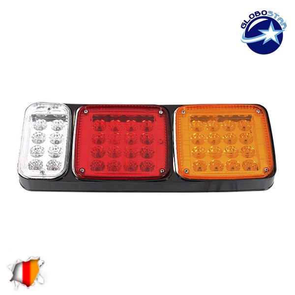 Πίσω Φανάρι Φορτηγού 40 LED 24 Volt Universal Αδιάβροχο IP66 GloboStar 75495