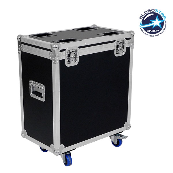 Επαγγελματικό Flight Case για 2 Κινούμενες Ρομποτικές Κεφαλές Artemis BEAM Rainbow Effect Philips YODN 9R RGBW 260W 230V Zoom 0° - 3.8° GloboStar 51163