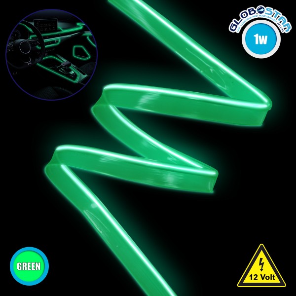 Εύκαμπτο φωτιζόμενο καλώδιο Neon Πράσινο GloboStar 08009