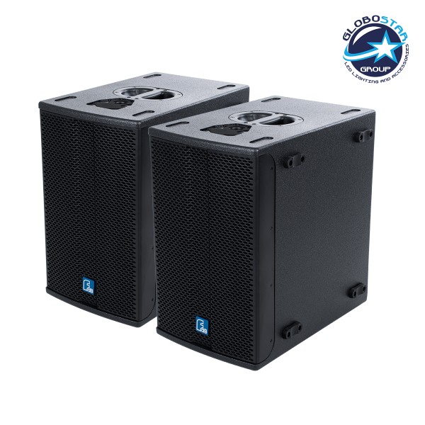 GloboStar® FDB K112BAS 98025 PA Speaker - Ενεργό Αυτοενισχυόμενο Subwoofer Column Επιδαπέδιο με Ψηφιακό Ενισχυτή FA2.36 AC 220V/50-60Hz - 300W RMS/8Ω + 600W RMS/8Ω (1400W Peak) - 1 x 12" Inches LF - IP20 - Μαύρο - Μ32.5 x Π51.5 x Υ53.5cm - Ζεύγος