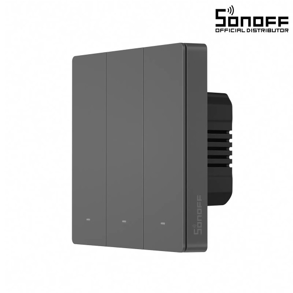 GloboStar® 80092 SONOFF M5-3C-86 SwitchMan Mechanical Smart Switch WiFi & Bluetooth AC 100-240V Max 6A 1320W (2A/Way) 3 Way