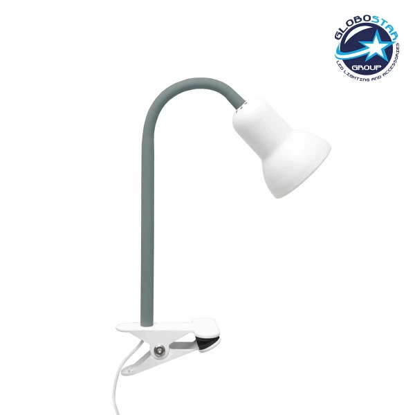 GloboStar® TAVOLO 204-0152 Παιδικό Eπιτραπέζιο Φωτιστικό Μονόφωτο 1 x E14 IP20 Πράσινο & Λευκό - Μ11 x Π9 x Υ35cm