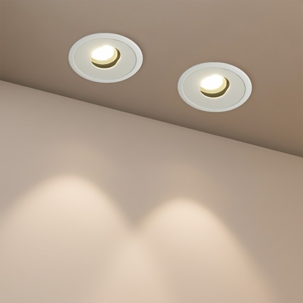 kelvo® ASYMMETRICAL KLV-101-0131 Χωνευτό Downlight Σποτ LED 7W 840lm 15°x30° AC 220-240V IP20 Θερμό Λευκό 2700K - Bridgelux COB Chip & TÜV SÜD Driver - Λευκό Ματ - Μ8.3 x Π8.3 x Υ8.2cm / Q7.3cm - 5 Χρόνια Εγγύηση