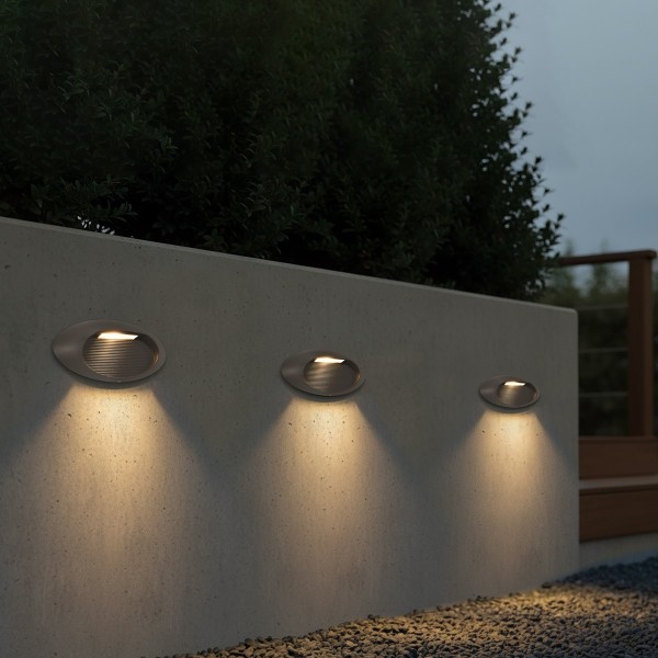 kelvo® STEPART KLV-101-0099 Μοντέρνο Φωτιστικό Σκαλοπατιού - Διαδρόμου LED 3W 375lm 45° AC 220-240V Αδιάβροχο IP65 Θερμό Λευκό 2700K - Lumileds SMD Chip & TÜV SÜD Driver - Γκρι Ανθρακί Ματ - Μ26 x Π5.5 x Υ13cm - 5 Χρόνια Εγγύηση