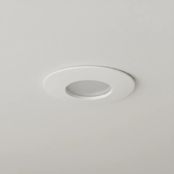 kelvo® KAPA KLV-101-0039 Χωνευτό Φωτιστικό Downlight Σποτ Μπάνιου για Λάμπα MR16 με Ντουί GU10 AC 220-240V Αδιάβροχο IP65 - Λευκό Ματ - Μ8.5 x Π8.5 x Υ4.2cm / Q7.5cm