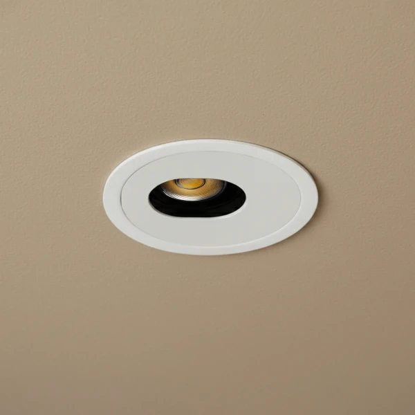 kelvo® ASYMMETRICAL KLV-101-0131 Χωνευτό Φωτιστικό Downlight Σποτ LED 7W 840lm 15°x30° AC 220-240V IP20 Θερμό Λευκό 2700K - Bridgelux COB Chip & TÜV SÜD Driver - Λευκό Ματ - Μ8.3 x Π8.3 x Υ8.2cm / Q7.3cm - 5 Χρόνια Εγγύηση