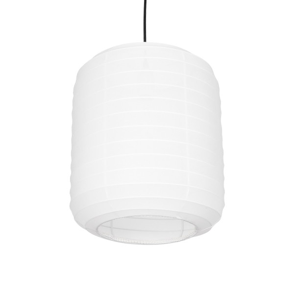 GLOBOSTAR® ROMINA 62000 Μοντέρνο Κρεμαστό Φωτιστικό Οροφής με Ντουί 1 x E27 AC 220-240V IP20 - Λευκό - Μ30 x Π30 x Υ37cm