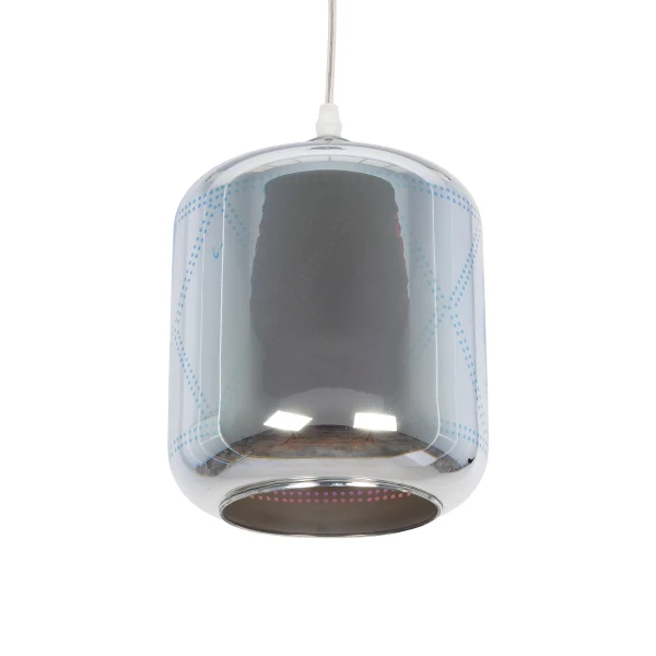 GLOBOSTAR® NEPTUNE 999-0149 Μοντέρνο Κρεμαστό Φωτιστικό Οροφής με Ντουί 1 x E27 AC 220-240V IP20 - Πολύχρωμο - Μ18 x Π18 x Υ25cm