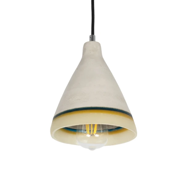 GLOBOSTAR® BEVIN 999-0219 Μοντέρνο Κρεμαστό Φωτιστικό Οροφής με Ντουί 1 x E27 AC 220-240V IP20 - Πολύχρωμο - Μ17 x Π17 x Υ21,5cm