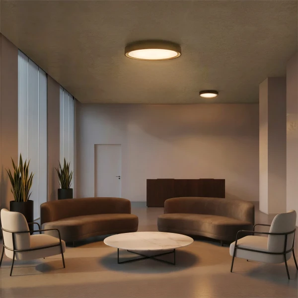 kelvo® BARCHETTA KLV-101-0265-V2 Φωτιστικό Οροφής LED 72W 7200lm 120° AC 220-240V IP20 Ρυθμιζόμενο Λευκό CCT με Χειριστήριο από 2700K έως 6000K Dimmable - Lumileds SMD Chip - Μαύρο Ματ - Μ48 x Π48 x Υ8.2cm - 3 Χρόνια Εγγύηση