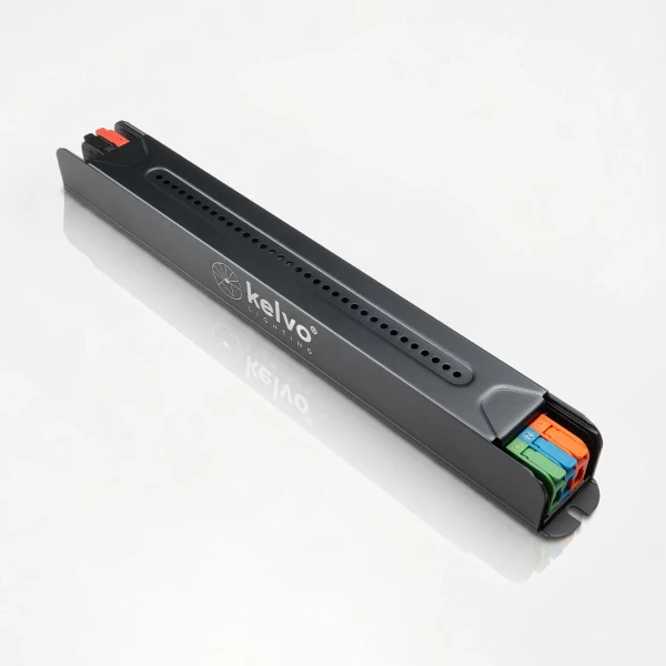 kelvo® PULSE KLV-107-0003 Ultra Slim Τροφοδοτικό/Μετασχηματιστής Class I PELV 100W 4.1A AC 220-240V σε DC 24V IP20 - Γκρι Ανθρακί Ματ - Μ23 x Π2.6 x Υ2.4cm - 5 Χρόνια Εγγύηση
