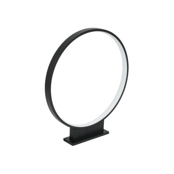 GLOBOSTAR® LUNEA GLB-103-0009 Φωτιστικό Κολωνάκι Κήπου LED 15W 1350lm 120° AC 220-240V Αδιάβροχο IP65 Θερμό Λευκό 2700K - Sanan SMD Chip - Γκρι Ανθρακί Ματ - Μ45 x Π3 x Υ50cm - 3 Χρόνια Εγγύηση