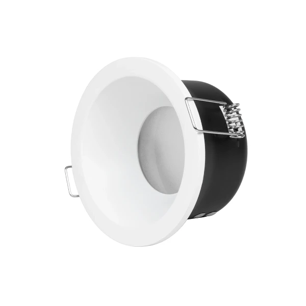 kelvo® SIGMA KLV-101-0042 Χωνευτό Φωτιστικό Downlight Σποτ Μπάνιου για Λάμπα MR16 με Ντουί GU10 AC 220-240V Αδιάβροχο IP65 - Λευκό Ματ - Μ8.5 x Π8.5 x Υ4.5cm / Q7.5cm
