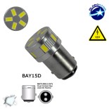 Λαμπτήρας LED 1157 11 SMD 5730 Ψυχρό Λευκό GloboStar 04486