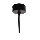 GLOBOSTAR® CANNON 01275 Μοντέρνο Κρεμαστό Φωτιστικό Οροφής με Ντουί 1 x GU10 AC 220-240V IP20 - Μαύρο - Μ6 x Π6 x Υ20cm