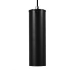 GLOBOSTAR® CANNON 01275 Μοντέρνο Κρεμαστό Φωτιστικό Οροφής με Ντουί 1 x GU10 AC 220-240V IP20 - Μαύρο - Μ6 x Π6 x Υ20cm