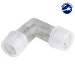 Γωνία L Connector Αδιάβροχος IP68 για Φωτοσωλήνα LED GloboStar 22637