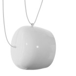 GloboStar® JASPER 01376 Μοντέρνό Κρεμαστό Φωτιστικό Καμπάνα Σετ Τρίφωτο 3 x E27 IP20 Λευκό Μέταλλο - Μ75 x Π75 x Υ22cm