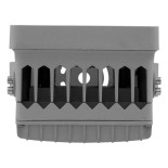 GLOBOSTAR® FLOOD-XENA 05026 Προβολέας Σποτ Wall Washer LED 24W 2400lm 10° AC 220-240V Αδιάβροχο IP67 Μπλε - Γκρι Ανθρακί - Μ18 x Π13.5 x Υ18cm - 3 Χρόνια Εγγύηση