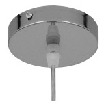 GloboStar® HAWAII 01103 Boho Κρεμαστό Φωτιστικό Καμπάνα Μονόφωτο 1 x E27 IP20 Μπέζ Ξύλο - Μ40 x Π40 x Y43cm