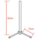 Μοντέρνο Minimal Επιτραπέζιο Μαύρο Φωτιστικό 50cm LED 8 Watt με Ασύρματο Χειριστήριο RF & Dimmer Κόκκινο GloboStar ALIEN Design GLOBO-50-4Μοντέρνο Minimal Επιτραπέζιο Μαύρο Φωτιστικό 50cm LED 8 Watt με Ασύρματο Χειριστήριο RF & Dimmer Κόκκινο GloboStar AL