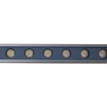 GLOBOSTAR® WASHER-MARGO 05103 Μπάρα Φωτισμού Wall Washer LED 24W 2760lm 30° DC 24V Αδιάβροχο IP66 Φυσικό Λευκό 4500K Dimmable - Γκρι Ανθρακί - Μ100 x Π4 x Υ5cm - 3 Χρόνια Εγγύηση