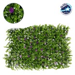 GloboStar® 78421 Artificial - Συνθετικό Τεχνητό Διακοσμητικό Πάνελ Φυλλωσιάς - Κάθετος Κήπος Καυκάσιο Πυξάρι - Απτένια Πράσινο Μ60 x Υ40 x Π8cm