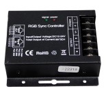GLOBOSTAR® RGBCONTROLLER 73410 Dimmer / Controller με RF Ασύρματο Χειριστήριο με 3 x 8A 192W Κανάλια DC 12-24V 24A 576W Max IP20 - RF2.4Ghz SYNC - Μ9 x Π9 x Υ2.5cm - 2 Χρόνια Εγγύηση