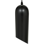 GLOBOSTAR® CARSON 01527 Μοντέρνο Κρεμαστό Φωτιστικό Οροφής με Ντουί 1 x E27 AC 220-240V IP20 - Μαύρο & Χρυσό - Μ10 x Π10 x Υ38cm
