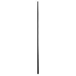 GloboStar® SURFACE-PROFILE 70810-3M Προφίλ Αλουμινίου - Βάση & Ψύκτρα Ταινίας LED με Μαύρο Φιμέ Κάλυμμα - Επιφανειακή Χρήση - Πατητό Κάλυμμα - Μαύρο - 3 Μέτρα - Πακέτο 5 Τεμαχίων - Μ300 x Π2.4 x Υ1.1cm