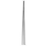 GloboStar® STAIR-PROFILE 70823-2M Προφίλ Αλουμινίου - Βάση & Ψύκτρα Ταινίας LED με Λευκό Γαλακτερό Κάλυμμα - Χρήση σε Σκαλοπάτια - Πατητό Κάλυμμα - Ασημί - 2 Μέτρα - Μ200 x Π6 x Υ2.1cm