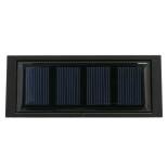 GloboStar® 71515 Αυτόνομο Ηλιακό Φωτιστικό LED SMD 1W 100lm με Ενσωματωμένη Μπαταρία 1000mAh - Φωτοβολταϊκό Πάνελ με Αισθητήρα Ημέρας-Νύχτας για Αρίθμηση Δρόμου με Αριθμό 5 Αδιάβροχο IP55 Ψυχρό Λευκό 6000K