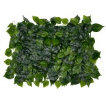 GloboStar® 78404 Artificial - Συνθετικό Τεχνητό Διακοσμητικό Πάνελ Φυλλωσιάς - Κάθετος Κήπος Φυλλόδεντρο Πράσινο Μ60 x Υ40 x Π4cm