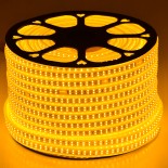 GloboStar® 70513 Wide Ταινία Διπλής Σειράς Epistar LED SMD 2835 1m 24W/m 180LED/m 3144lm/m 120° DC 230V Αδιάβροχη IP68 Ultra Θερμό Λευκό 2200K Dimmable