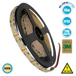 GloboStar® 70242 Ταινία LED SMD 2835 5m 16W/m 240LED/m 2720lm/m 120° DC 24V IP20 Θερμό Λευκό 3000K