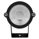 GloboStar® 75585 Προβολάκι Κήπου Καρφωτό - Δαπέδου Bridgelux COB LED 10W 1000lm 35° DC 12V Αδιάβροχο IP67 Ultra Κόκκινο Dimmable