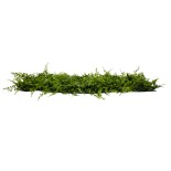 GloboStar® 78402 Artificial - Συνθετικό Τεχνητό Διακοσμητικό Πάνελ Φυλλωσιάς - Κάθετος Κήπος Νάνος Φτέρη - Νάνος Κισσός - Νάνος Δάφνη Πράσινο Μ60 x Υ40 x Π9cm