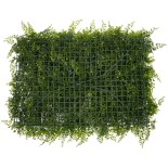 GloboStar® 78414 Artificial - Συνθετικό Τεχνητό Διακοσμητικό Πάνελ Φυλλωσιάς - Κάθετος Κήπος Λέιλαντ - Νάνος Κισσός Πράσινο - Λαδί Πράσινο Μ60 x Υ40 x Π9cm