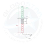 GloboStar® 79630 Χωνευτό Πτυσσόμενο Πολύμπριζο με 3 Πρίζες Ασφαλείας EU Σούκο AC 230V Max 3000W & 2 Εξόδους USB DC 5V Max 3A 18W & Ενσωματωμένο Διακόπτη Οn/Off