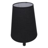 GLOBOSTAR® LYDFORD 01432 Μοντέρνο Φωτιστικό Τοίχου - Απλίκα με Ντουί 1 x E27 AC 220-240V IP20 - Μαύρο & Μπεζ - Μ20 x Π28 x Υ36cm