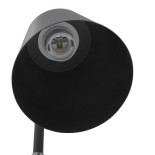 GloboStar® RIBBON 01585 Μοντέρνο Φωτιστικό Δαπέδου Μονόφωτο 1 x E27 Μαύρο Μεταλλικό Καμπάνα με Εφέ Ξύλου D13 x H164cm