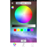 GloboStar® 73431 Ασύρματος Bluetooth LED RGB & Music Controller Sound Activated με Χειριστήριο IR & 2 Εξόδους RGB DC 5-12V Max 100W