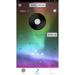 GloboStar® 73431 Ασύρματος Bluetooth LED RGB & Music Controller Sound Activated με Χειριστήριο IR & 2 Εξόδους RGB DC 5-12V Max 100W