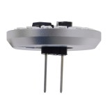 GloboStar® 76107 Λάμπα G4 LED SMD 2835 3W 360lm 120° DC 12-24V Back Pin Ψυχρό Λευκό 6000K Dimmable