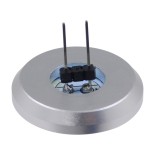 GLOBOSTAR® G4BACK 76109 Λάμπα G4 LED 3W 300lm 120° DC 12-24V IP20 Θερμό Λευκό 2700K Dimmable - Sanan SMD Chip - Back Pin - Μ2.9 x Π2.9 x Υ0.8cm - 2 Χρόνια Εγγύηση