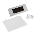 GloboStar® 71485 Αυτόνομο Ηλιακό Φωτιστικό LED SMD 1W 40lm με Ενσωματωμένη Μπαταρία 600mAh - Φωτοβολταϊκό Πάνελ με Αισθητήρα Ημέρας-Νύχτας για Αρίθμηση Διεύθυνσης Δρόμου Αδιάβροχο IP65 Ψυχρό Λευκό 6000K