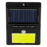 GloboStar® 71495 Αυτόνομο Ηλιακό Φωτιστικό LED COB 10W 1000lm με Ενσωματωμένη Μπαταρία 1200mAh - Φωτοβολταϊκό Πάνελ με Αισθητήρα Ημέρας-Νύχτας και PIR Αισθητήρα Κίνησης Αδιάβροχο IP65 Ψυχρό Λευκό 6000K