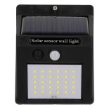 GloboStar® 71500 Αυτόνομο Ηλιακό Φωτιστικό LED SMD 6W 600lm με Ενσωματωμένη Μπαταρία 1200mAh - Φωτοβολταϊκό Πάνελ με Αισθητήρα Ημέρας-Νύχτας και PIR Αισθητήρα Κίνησης Αδιάβροχο IP65 Ψυχρό Λευκό 6000K