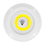 GloboStar® 79044 Φωτιστικά Νυκτός Μπαταρίας LED COB 6W 600lm με Timer & Ασύρματο Χειριστήριο RF - ΣΕΤ 3 Τεμαχίων Ψυχρό Λευκό 6000K