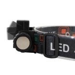 GloboStar® 79064 Φακός Κεφαλής & Ποδηλάτου Επαναφορτιζόμενος LED CREE COB XML2-T6 Chip 25 Watt 2500lm με 1 x 18650 Μπαταρία 3400mAh και με Καλώδιο Φόρτισης USB Ψυχρό Λευκό 6000K